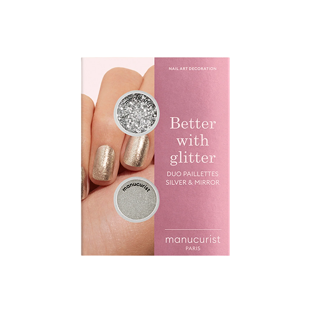 Silver & Mirror Effect Powder Duo