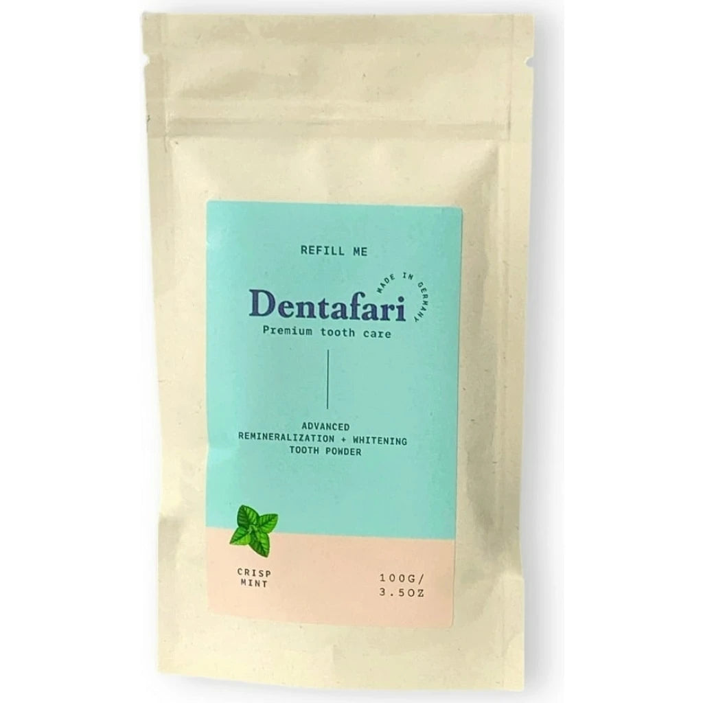 Pudră de dinți pentru remineralizare & albire Crisp Mint