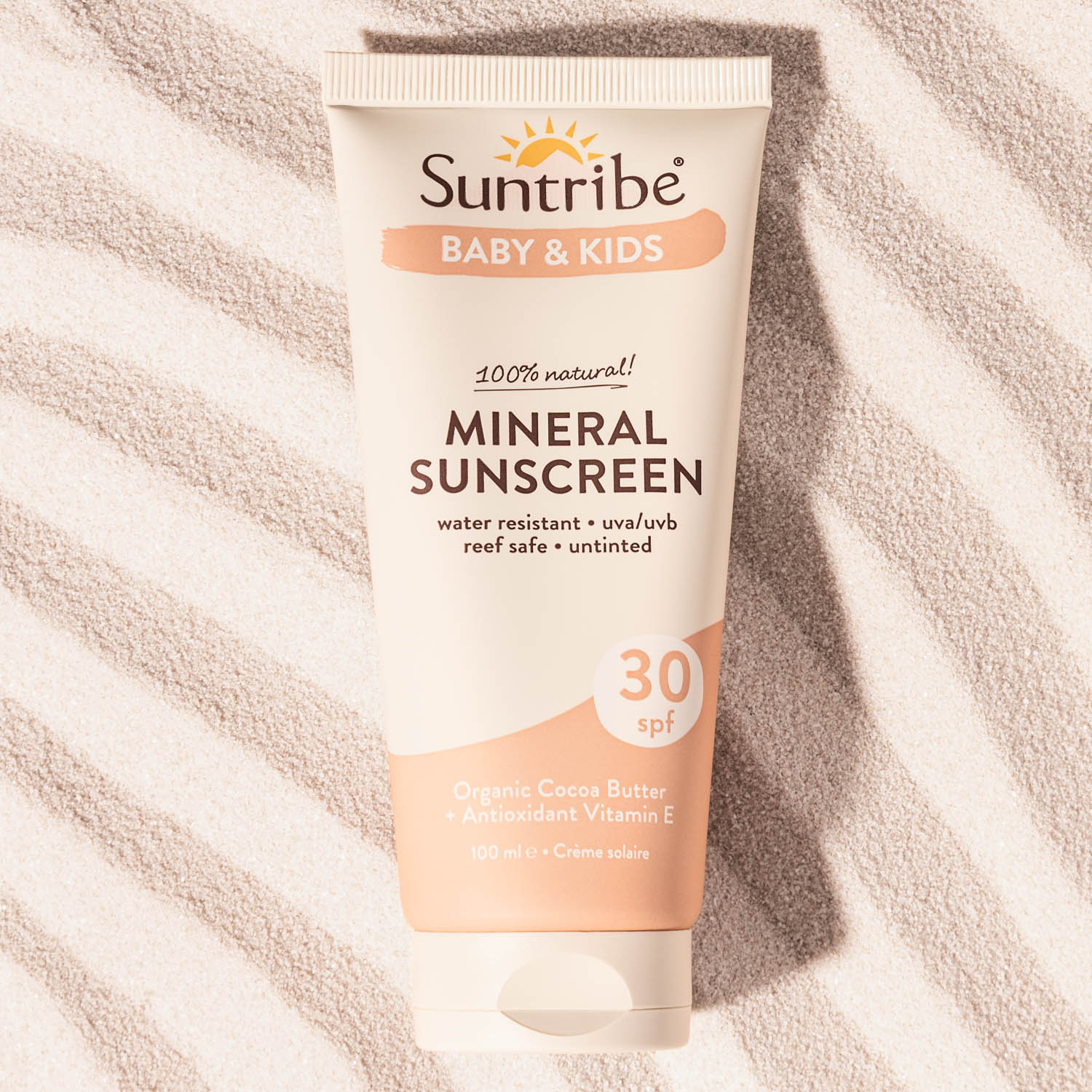 Cremă de protecție solară minerală naturală Baby&Kids SPF30