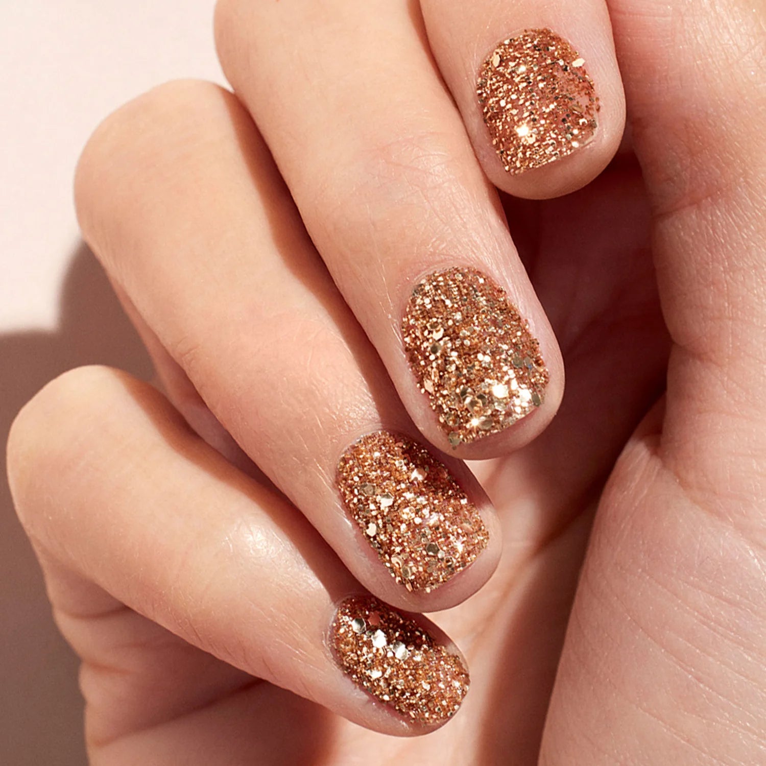 Rose Gold glitter & Glazed duo