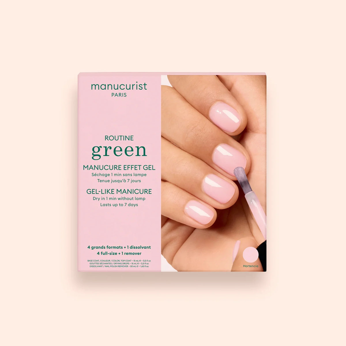 Kit Manichiură Green™ cu efect de gel - Hortencia