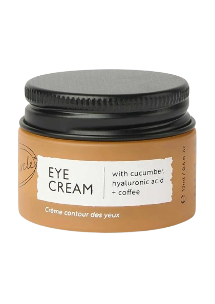 Cremă de ochi cu acid hialuronic, cafea & castravete