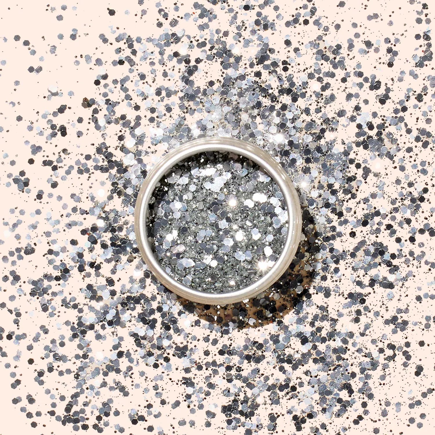 Silver & Mirror Effect Powder Duo