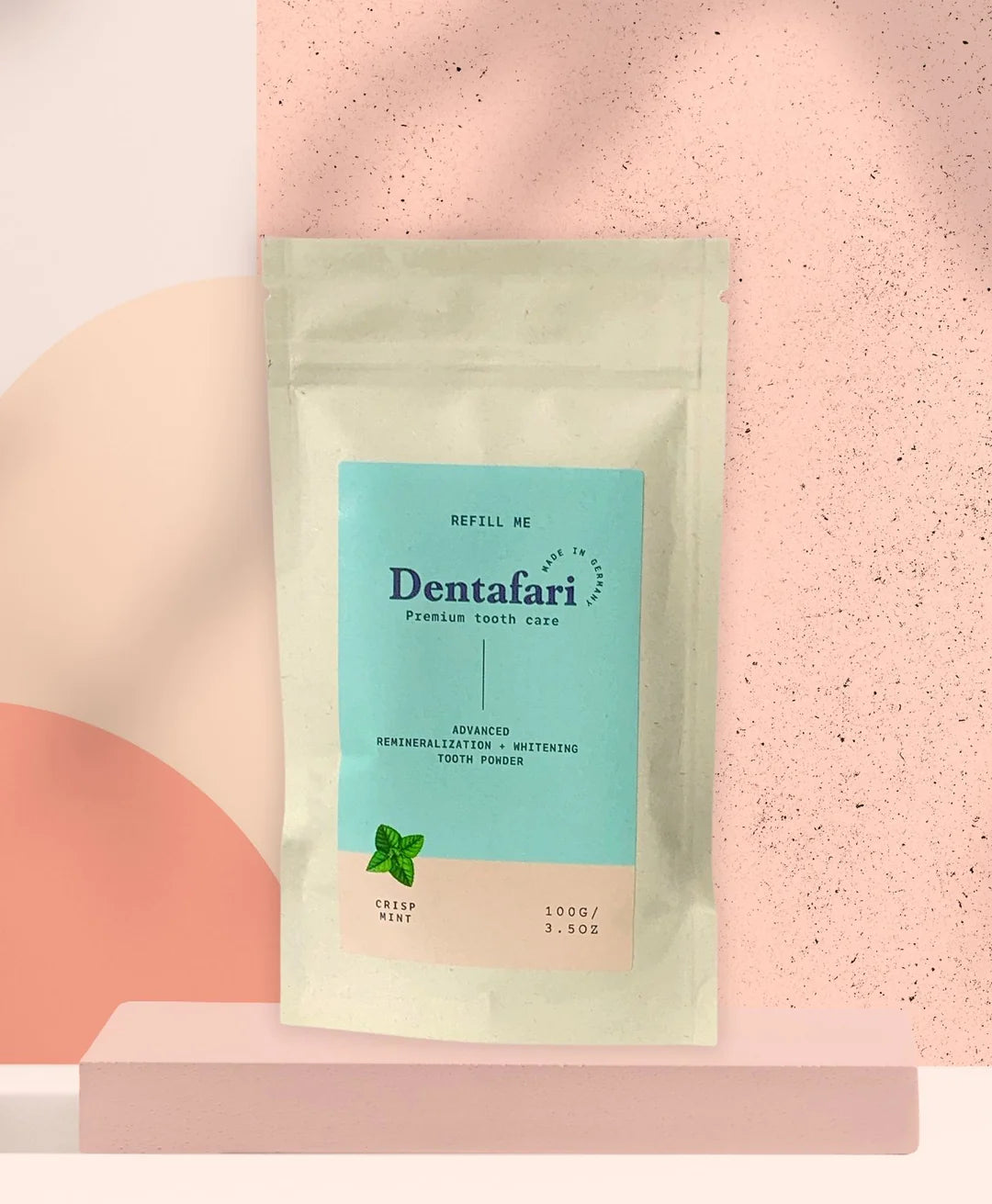Pudră de dinți pentru remineralizare & albire Crisp Mint