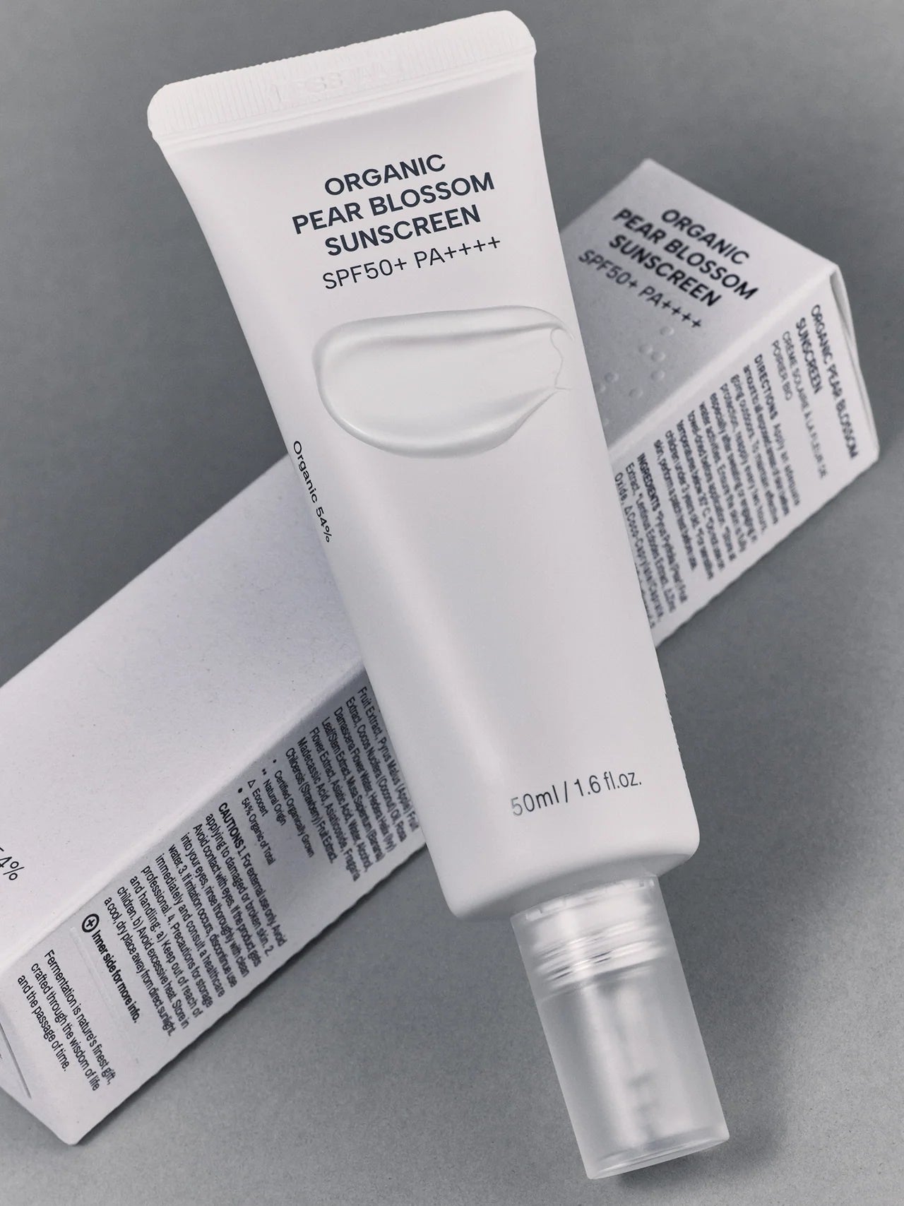 Cremă de protecție solară organică SPF50+ PA++++