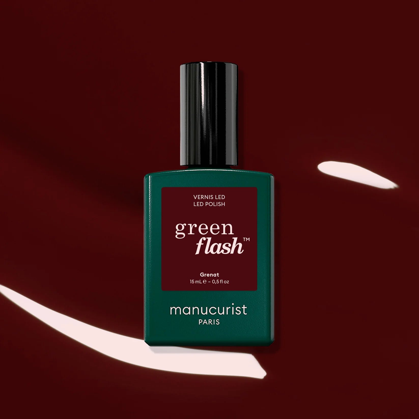 Ojă LED Green Flash - Grenat