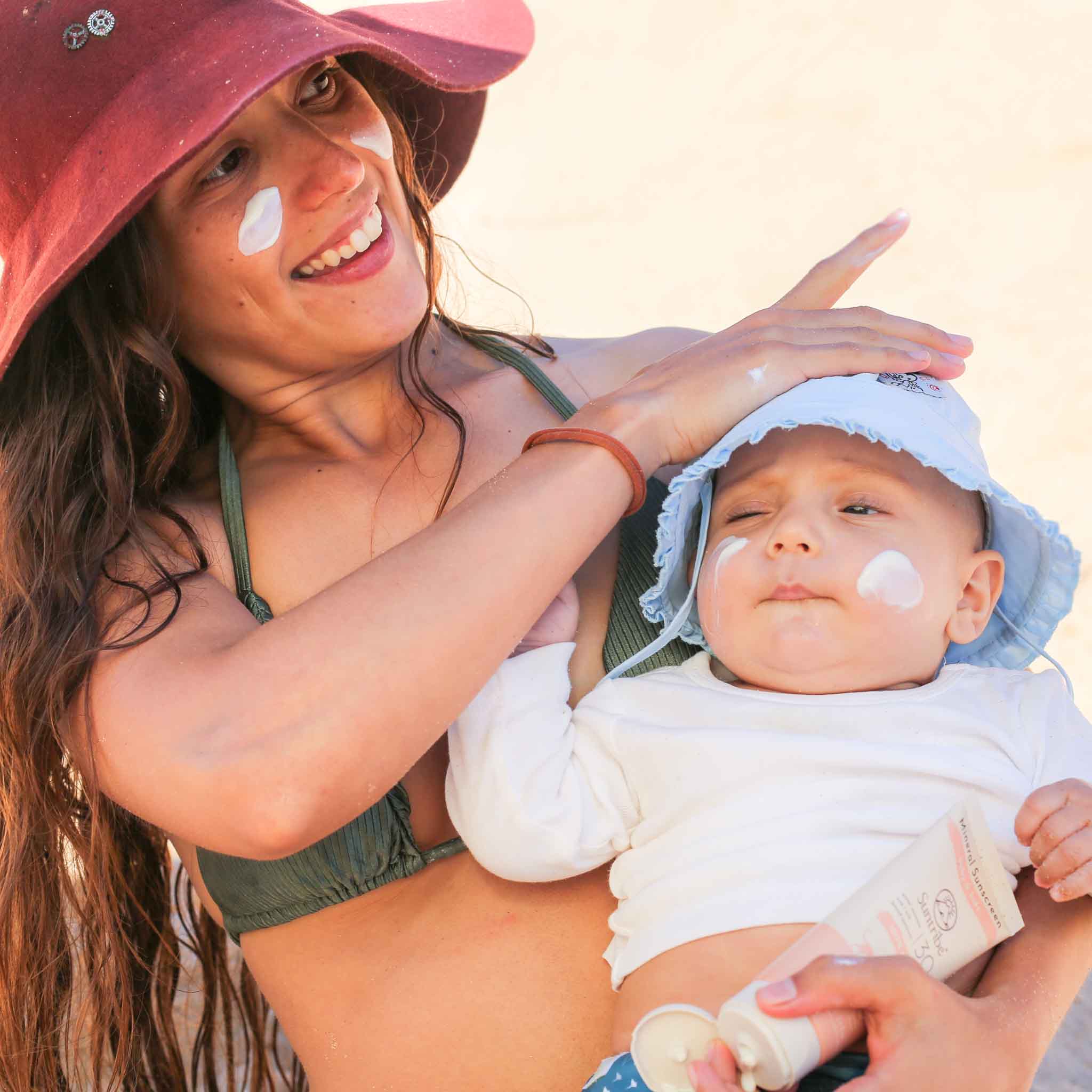 Cremă de protecție solară minerală naturală Baby&Kids SPF30