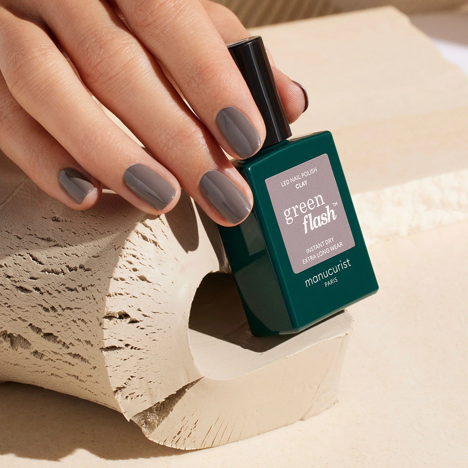 Ojă LED Green Flash - Clay