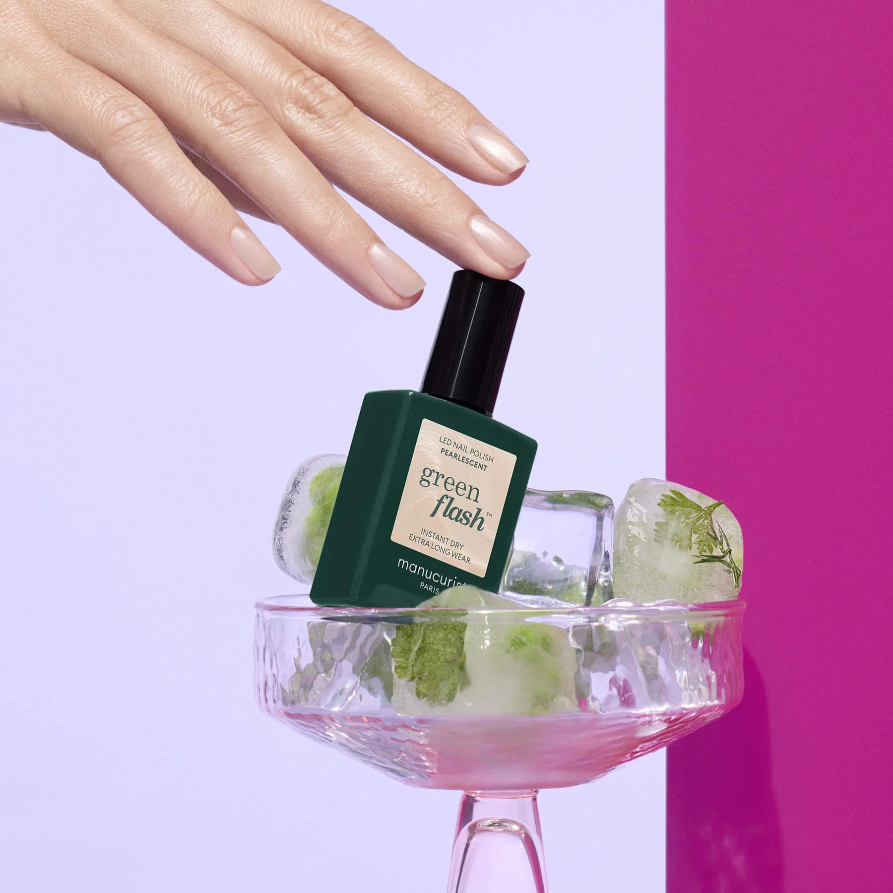 Ojă LED Green Flash - Pearlescent