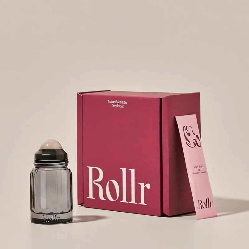 Deodorant Natural Roll-On Reîncărcabil - Rose Quartz