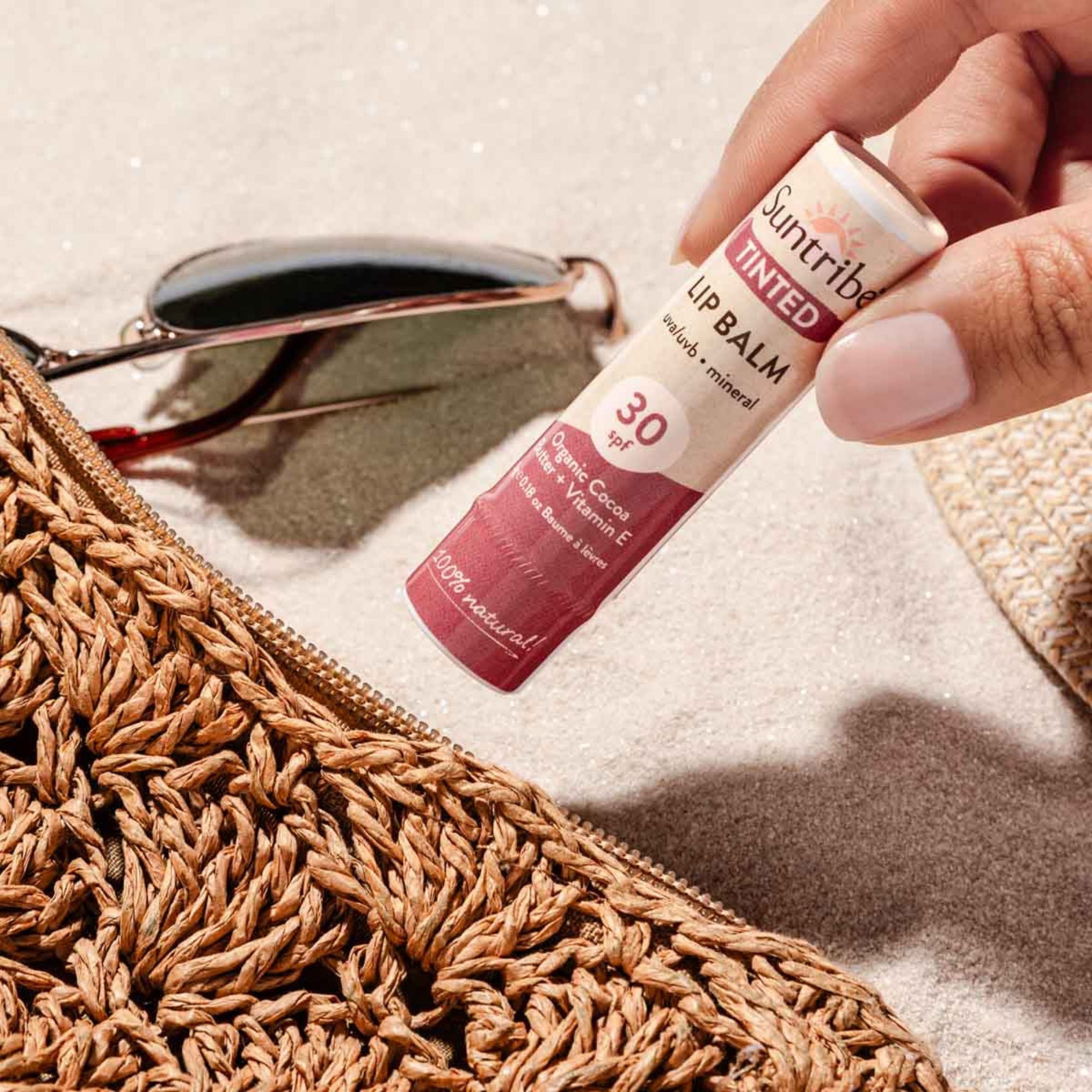 Balsam de buze organic nuanțat SPF30