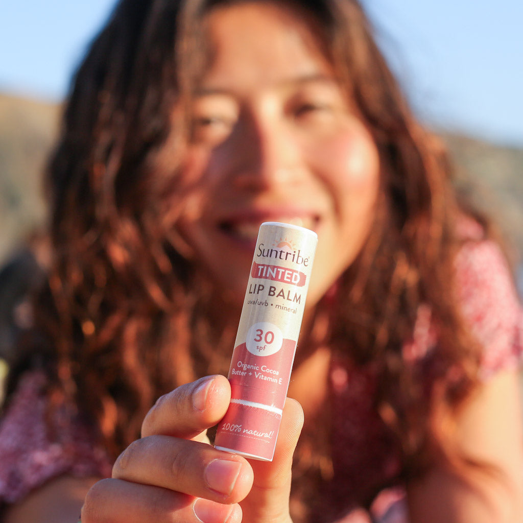 Balsam de buze organic nuanțat SPF30