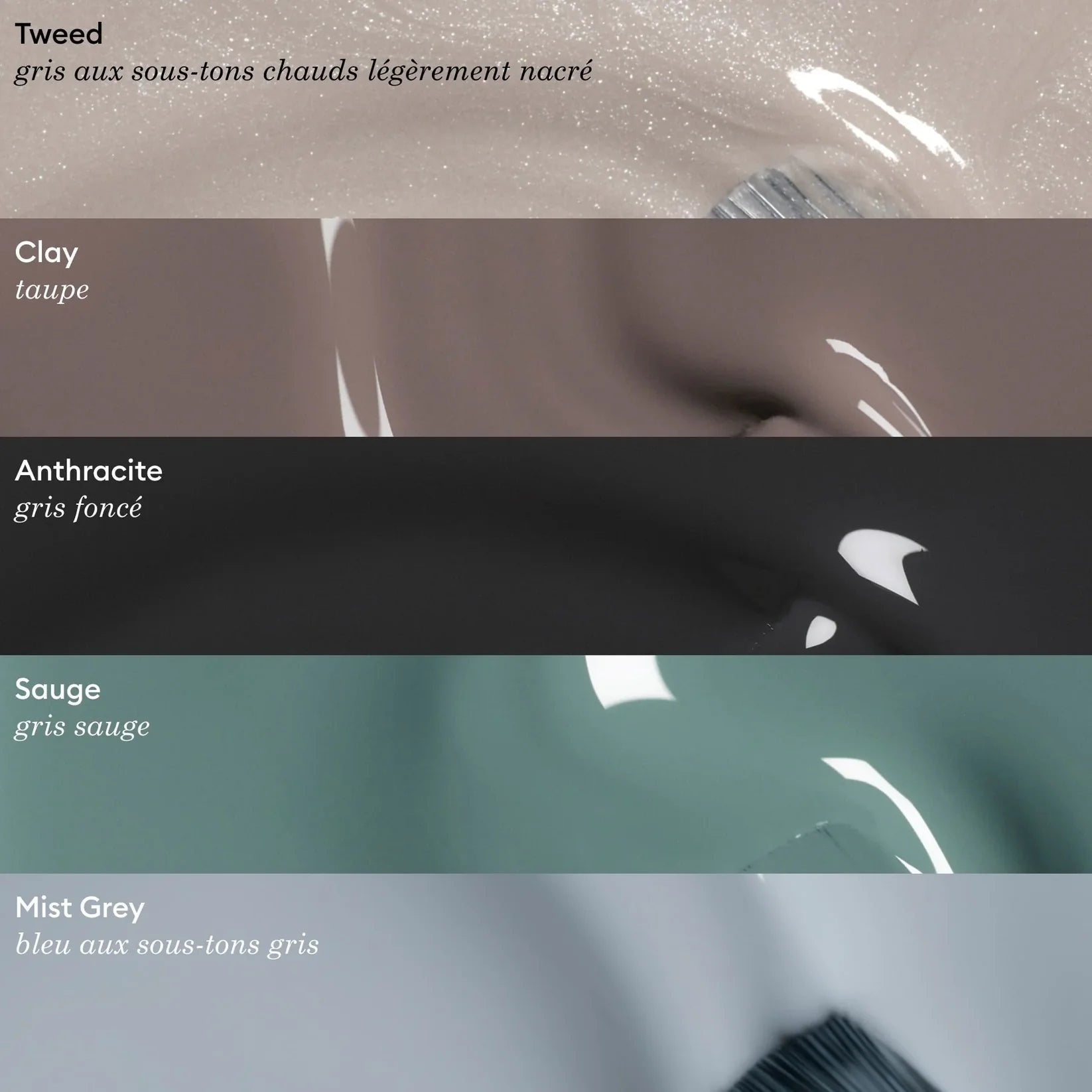 Lac de unghii Green - Anthracite