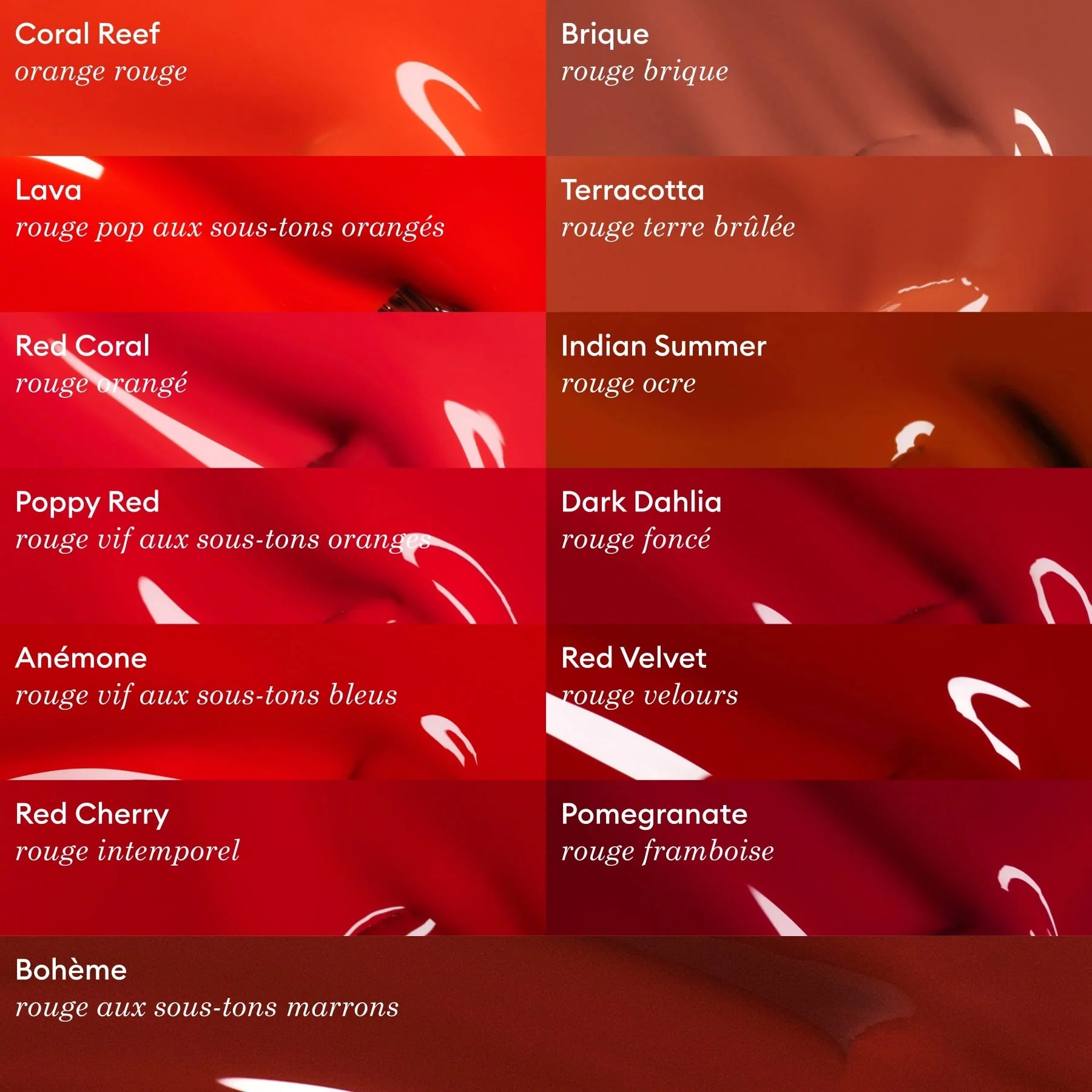 Lac de unghii Green - Red Velvet