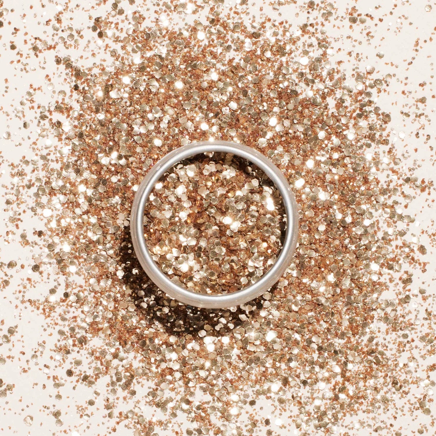 Rose Gold glitter & Glazed duo